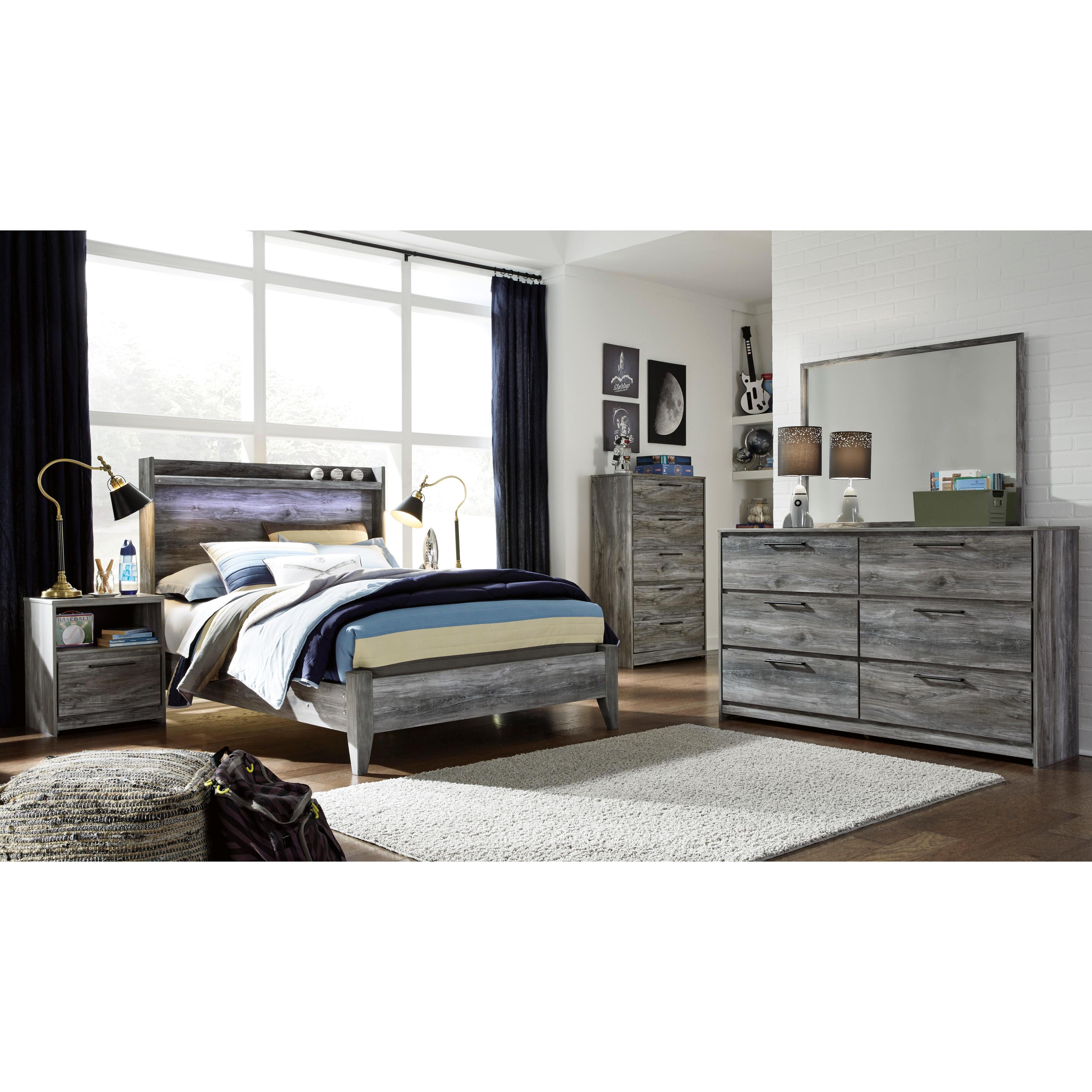 Signature Design by Ashley Baystorm B221 6 pc Full Panel Bedroom Set