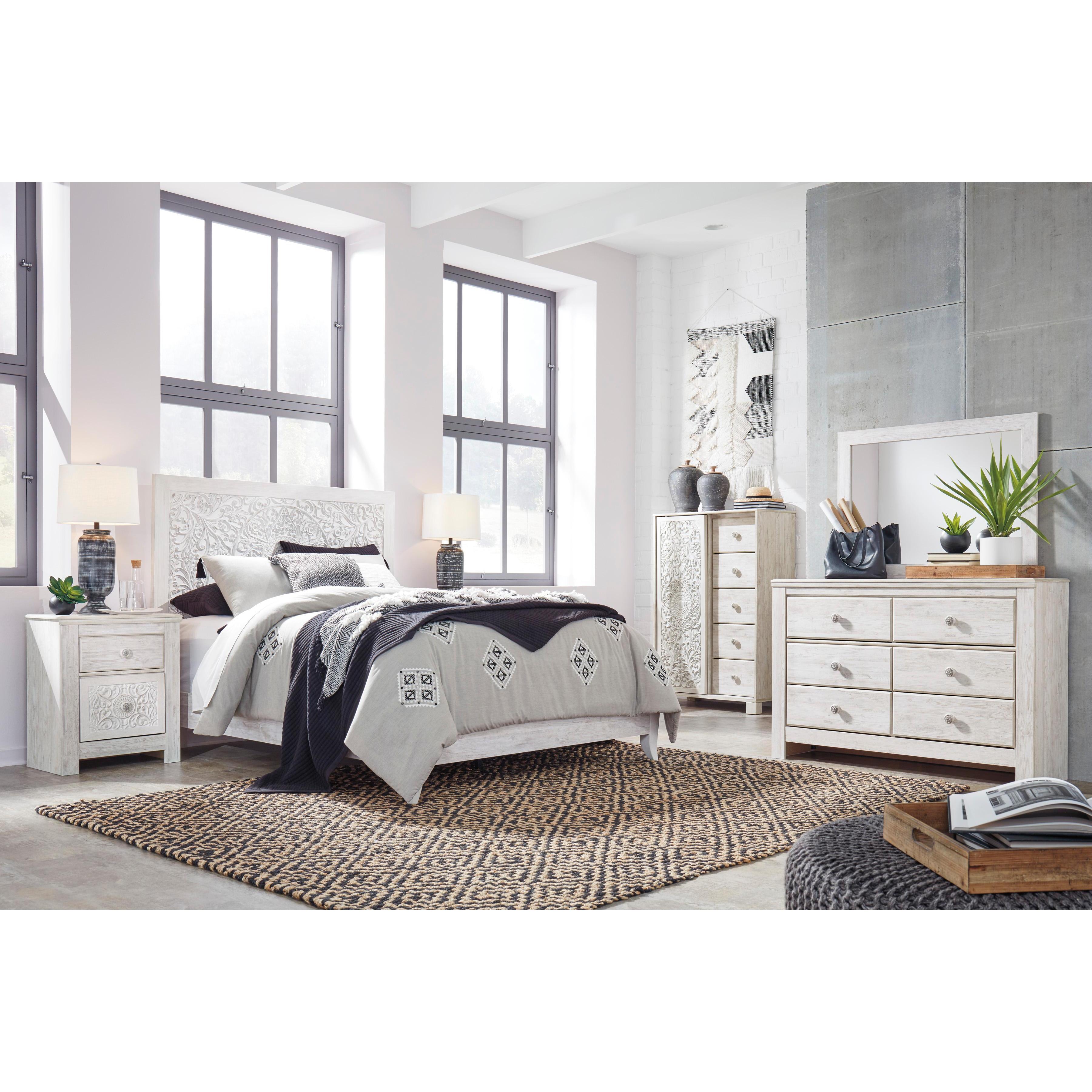 ハクアリード Signature Design by Ashley Paxberry B181B16 6 pc Queen Panel Bedroom S