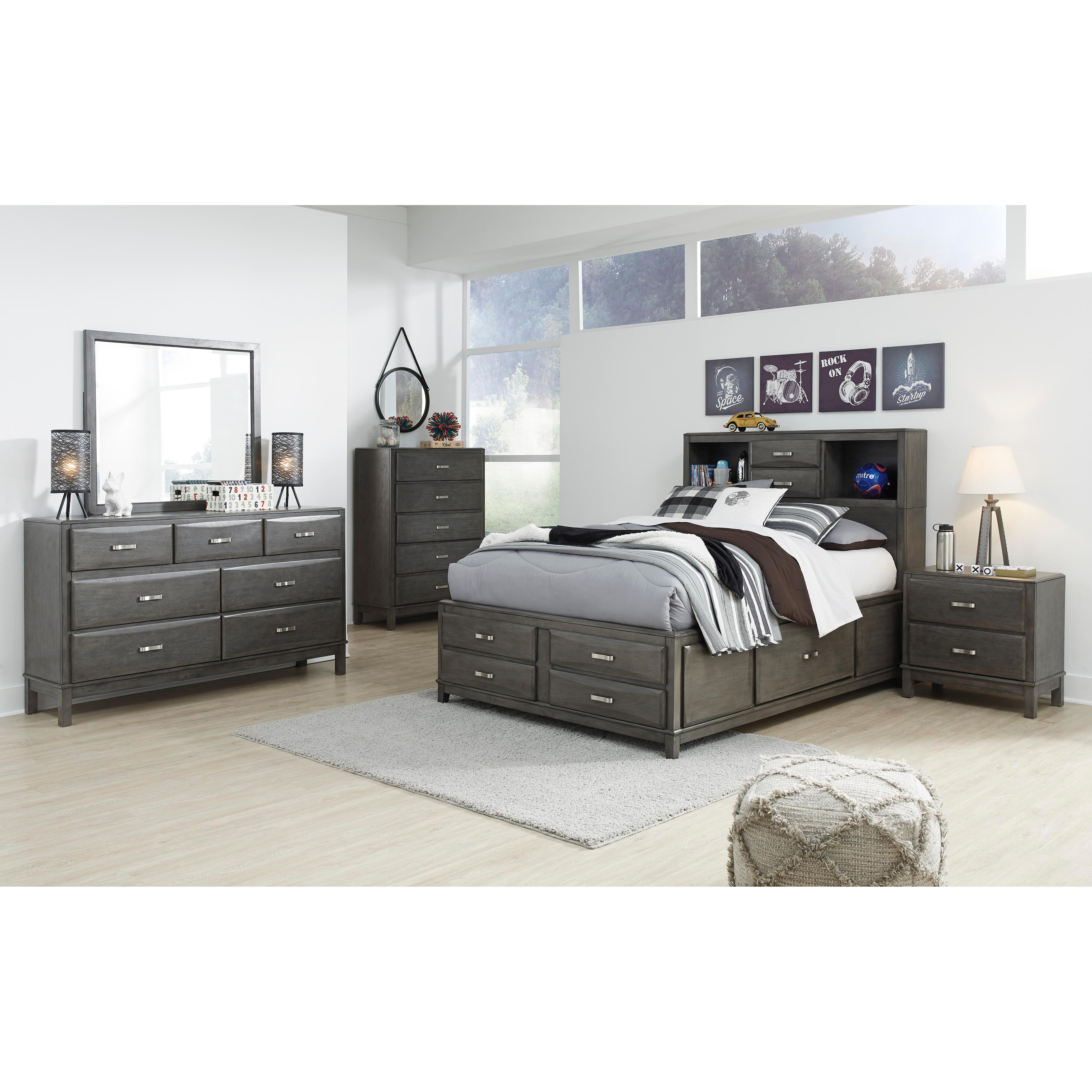 Signature Design by Ashley Caitbrook B476B5 5 pc Full Storage Bedroom