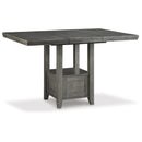 Signature Design by Ashley Hallanden D589D4 7 pc Counter Height Dining Set IMAGE 3