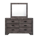 Elements International Nathan 6-Drawer Dresser NH100DR IMAGE 2