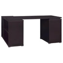 Coaster Furniture Yvette 800517 60-inch 3-Drawer L-Shape Computer Desk - Cappuccino IMAGE 6