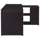 Coaster Furniture Yvette 800517 60-inch 3-Drawer L-Shape Computer Desk - Cappuccino IMAGE 8
