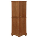 Coaster Furniture Coreosis 950185 4-door Wood Corner Curio Cabinet - Golden Brown IMAGE 4
