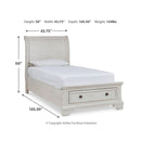 Signature Design by Ashley Robbinsdale B742B36 6 pc Twin Sleigh Bedroom Set IMAGE 12