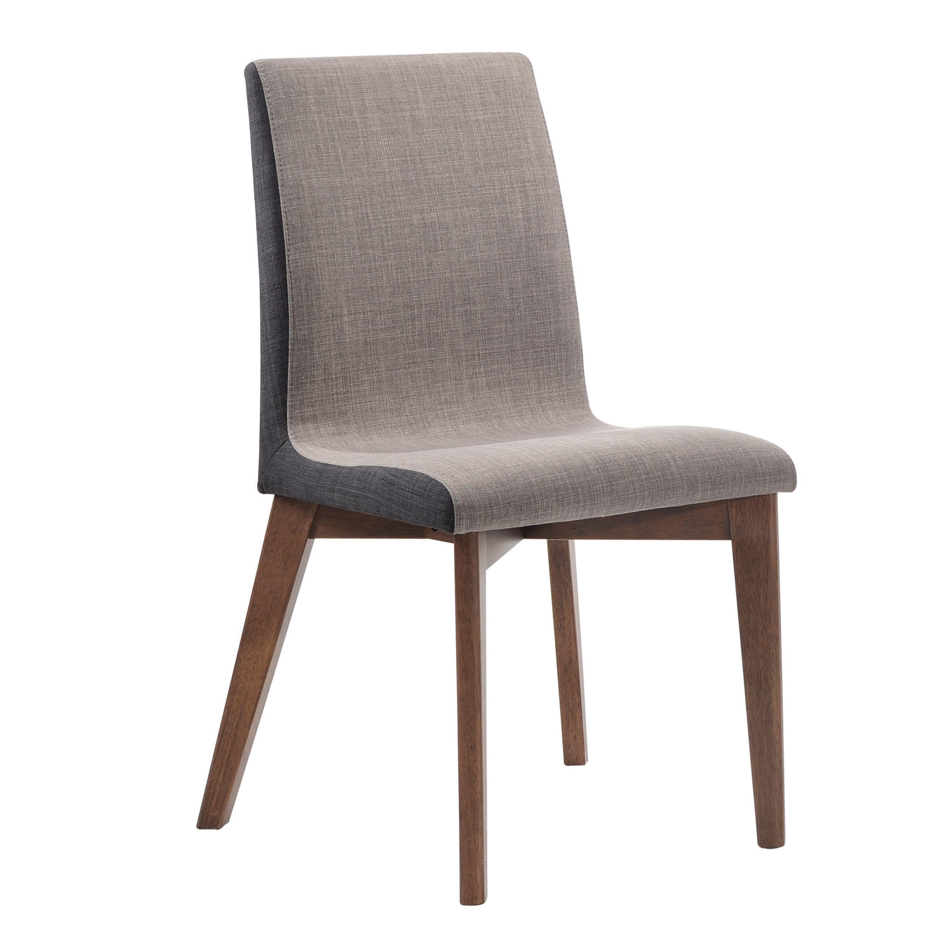 HADLEY Dining Chair ブラウン・グレー Coaster Furniture Redbridge 106592 Upholstered Dining Side Chair - Wal