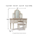 Signature Design by Ashley Realyn B743B27 7 pc Full Panel Bedroom Set IMAGE 11