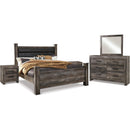 Signature Design by Ashley Wynnlow B440B35 6 pc King Poster Bedroom Set IMAGE 1