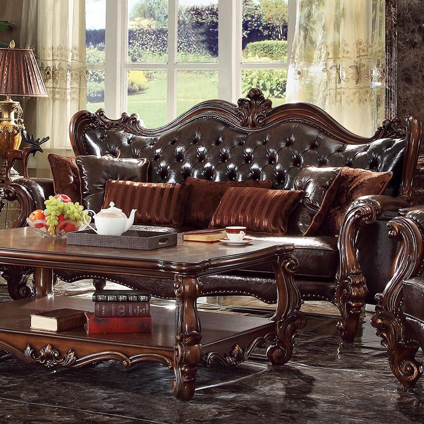 Acme Furniture Versailles 52120 Sofa with 7 Pillows