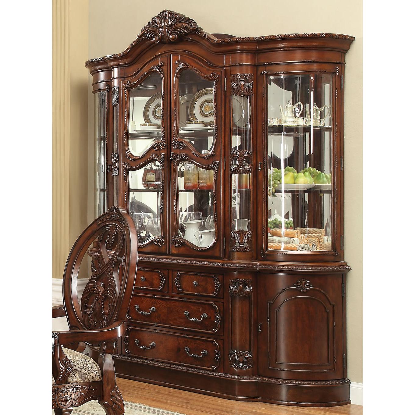 Acme Furniture Rovledo 2 pc China Cabinet 60804