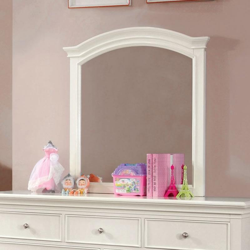 Furniture of America Kids Dresser Mirrors Mirror CM7943WH-M Furniture of America Kids Dresser Mirrors Mirror CM7943WH-M
