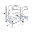 Acme Furniture Eclipse 02091W-W Twin/Full Futon Bunk Bed IMAGE 6