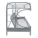 Acme Furniture Eclipse 02093SI Twin XL over Queen Futon Bunk Bed IMAGE 4
