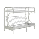 Acme Furniture Eclipse 02093WH Twin XL over Queen Futon Bunk Bed IMAGE 2