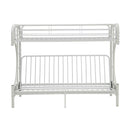 Acme Furniture Eclipse 02093WH Twin XL over Queen Futon Bunk Bed IMAGE 3