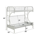 Acme Furniture Eclipse 02093WH Twin XL/Queen Futon Bunk Bed IMAGE 7