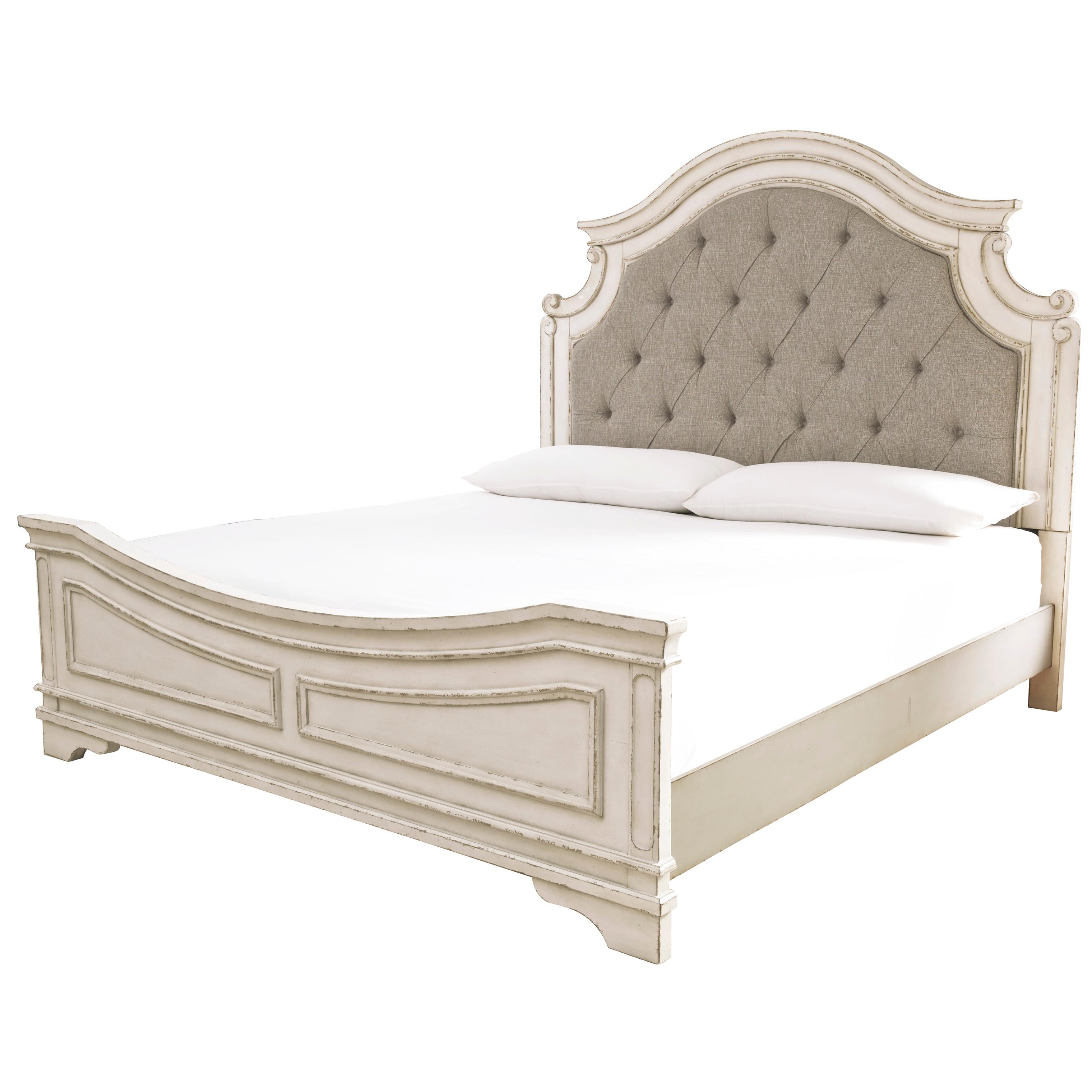 Signature Design by Ashley Realyn Queen Upholstered Panel Bed B743-57/