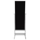 Coaster Furniture Moore 951017 Cheval Mirror with Jewelry Storage - Silver IMAGE 8