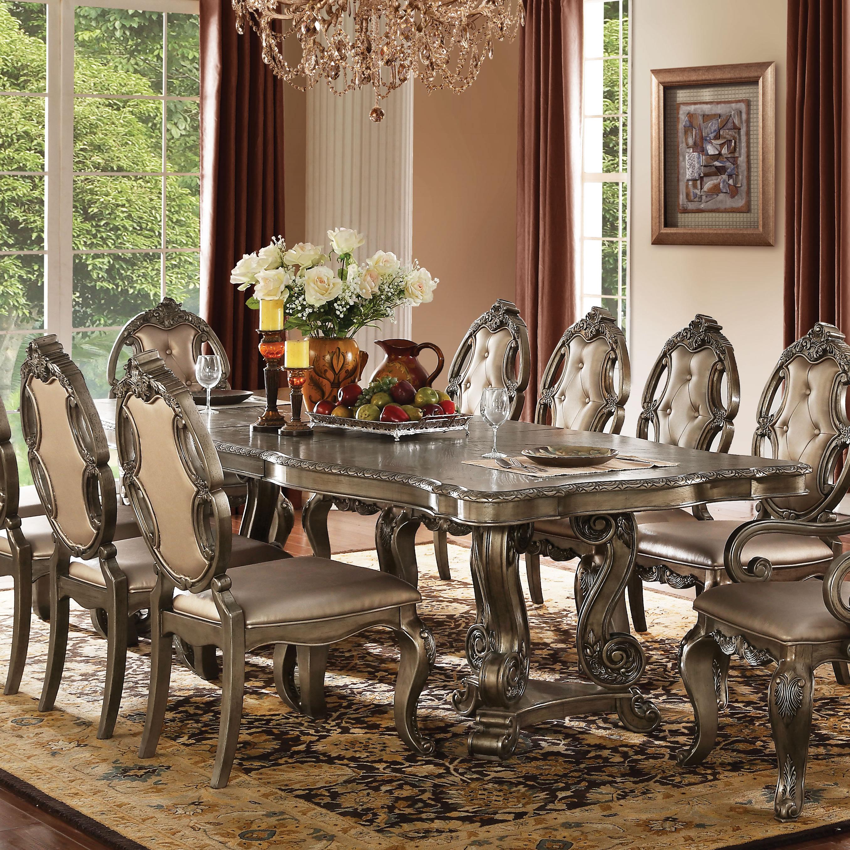 Acme Furniture Ragenardus 61290 Dining Table with Leaf