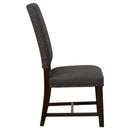 Coaster Furniture Twain 109142 Upholstered Dining Side Chair - Warm Grey (Set of 2) IMAGE 9