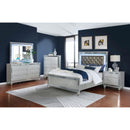 Coaster Furniture Gunnison 223212 2-Drawer Nightstand - Silver Metallic IMAGE 10
