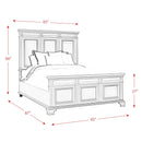 Elements International Calloway Queen Panel Bed CY700QB IMAGE 8