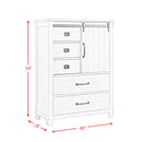 Elements International Scott SC300CH Gentlemen's Chest - Walnut IMAGE 12