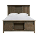 Elements International Scott Queen Platform Bed with Storage SC370QB IMAGE 2