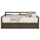 Coaster Furniture Sorrento 305706 2-Drawer Twin XL Daybed with Extension Trundle - Grey IMAGE 15