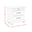 Elements International Slater 3-Drawer Nightstand SR600NS IMAGE 12