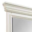 Elements International Slater SR600DRMR Dresser with Mirror - White IMAGE 3