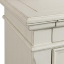 Elements International Slater SR600DRMR Dresser with Mirror - White IMAGE 7