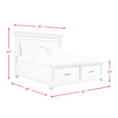 Elements International Slater King Platform Bed with Storage SR650KB IMAGE 11