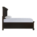 Elements International Slater SR850QB Queen Platform Storage Bed - Black IMAGE 3