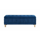Elements International Crosby Fabric Storage Ottoman UCB1815001WWE IMAGE 3