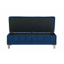 Elements International Crosby Fabric Storage Ottoman UCB1815001WWE IMAGE 4
