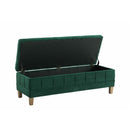 Elements International Crosby Fabric Storage Ottoman UCB1816001WWE IMAGE 2