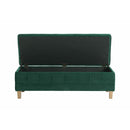 Elements International Crosby Fabric Storage Ottoman UCB1816001WWE IMAGE 4