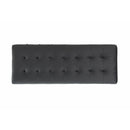 Elements International Crosby Tufted Storage Ottoman - Gun Metal IMAGE 7