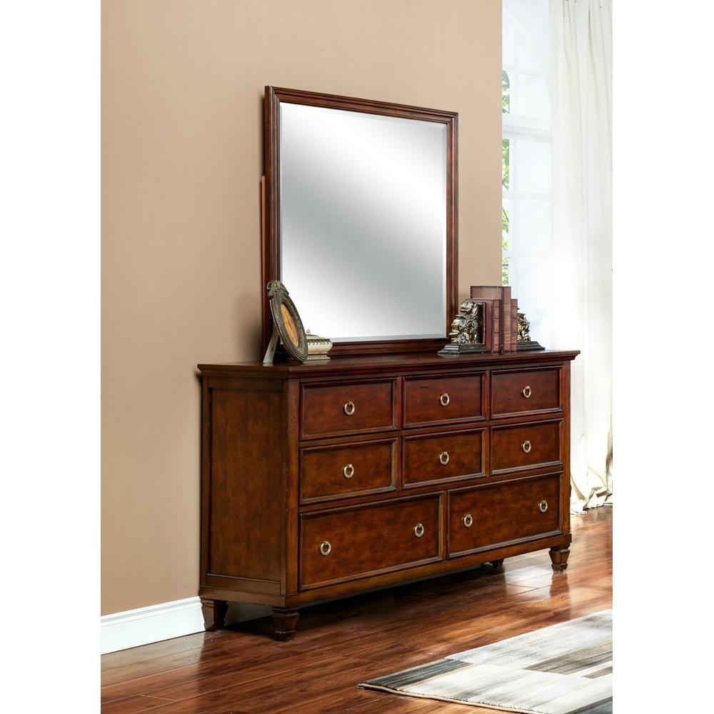 cherry dresser wood New Classic Furniture Tamarack BB044C-050 Dresser