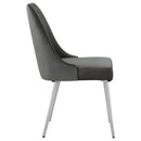 Coaster Furniture Cabianca 191442 Upholstered Dining Side Chair - Grey (Set of 2) IMAGE 8
