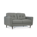 Acme Furniture Radwan Stationary Leather Loveseat 54961 IMAGE 2