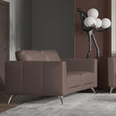 Acme Furniture Malaga Stationary Leather Loveseat 55001 IMAGE 1