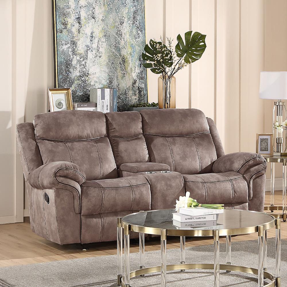 Acme Furniture Zubaida 55020 Motion Sofa & Console with USB