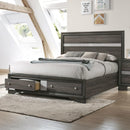 Acme Furniture Naima King Platform Bed with Storage 25967EK IMAGE 1