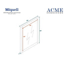 Acme Furniture Miquell Dresser Mirror 28044 IMAGE 1