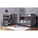 Acme Furniture Cargo 37890/37892 Twin Over Twin Bunk Bed With Trundle - Gunmetal IMAGE 2