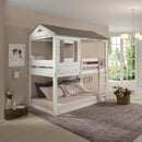 Acme Furniture Darlene 38135 Twin Over Twin Bunk Bed - Rustic White IMAGE 1