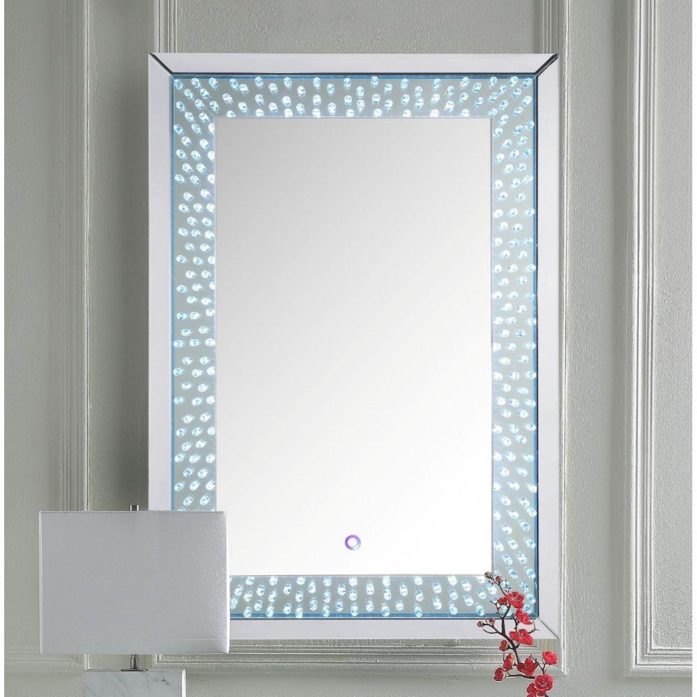 ACME Furniture AR MIRROR Lサイズ Acme Furniture Nysa 97591 Accent Mirror with LED