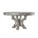 Acme Furniture Round Dresden Dining Table with Pedestal Base 68180 IMAGE 1
